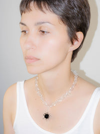 Amulet Necklace Black-Clara Schweers-APOC STORE