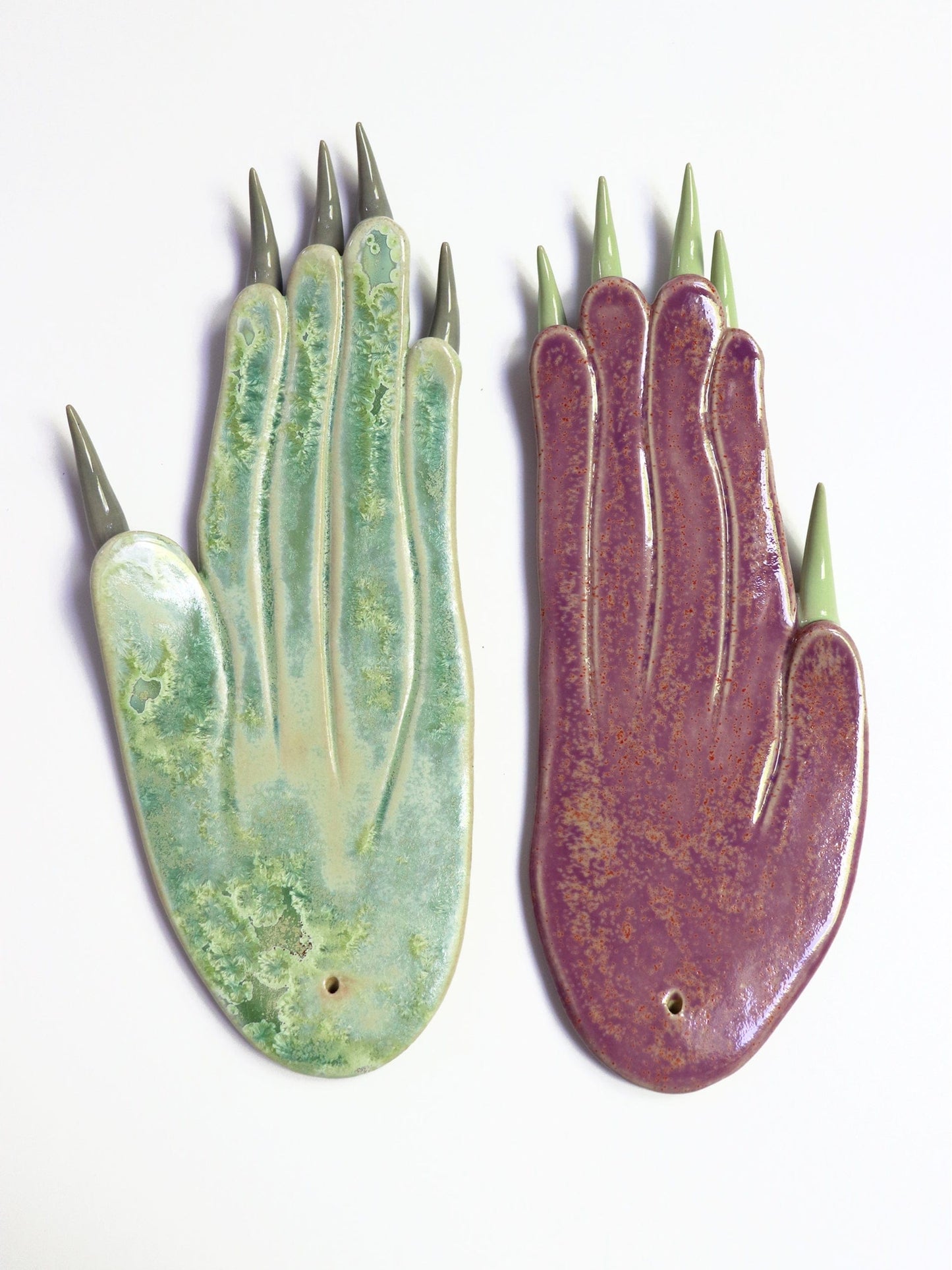 Incense Holder Crystal Green Paw-Naomi Gilon-APOC STORE