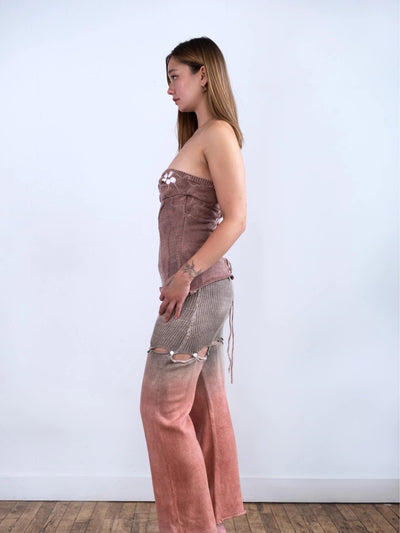 Silk Cocoon Ink Painting Corset-GRACE GUI-APOC STORE