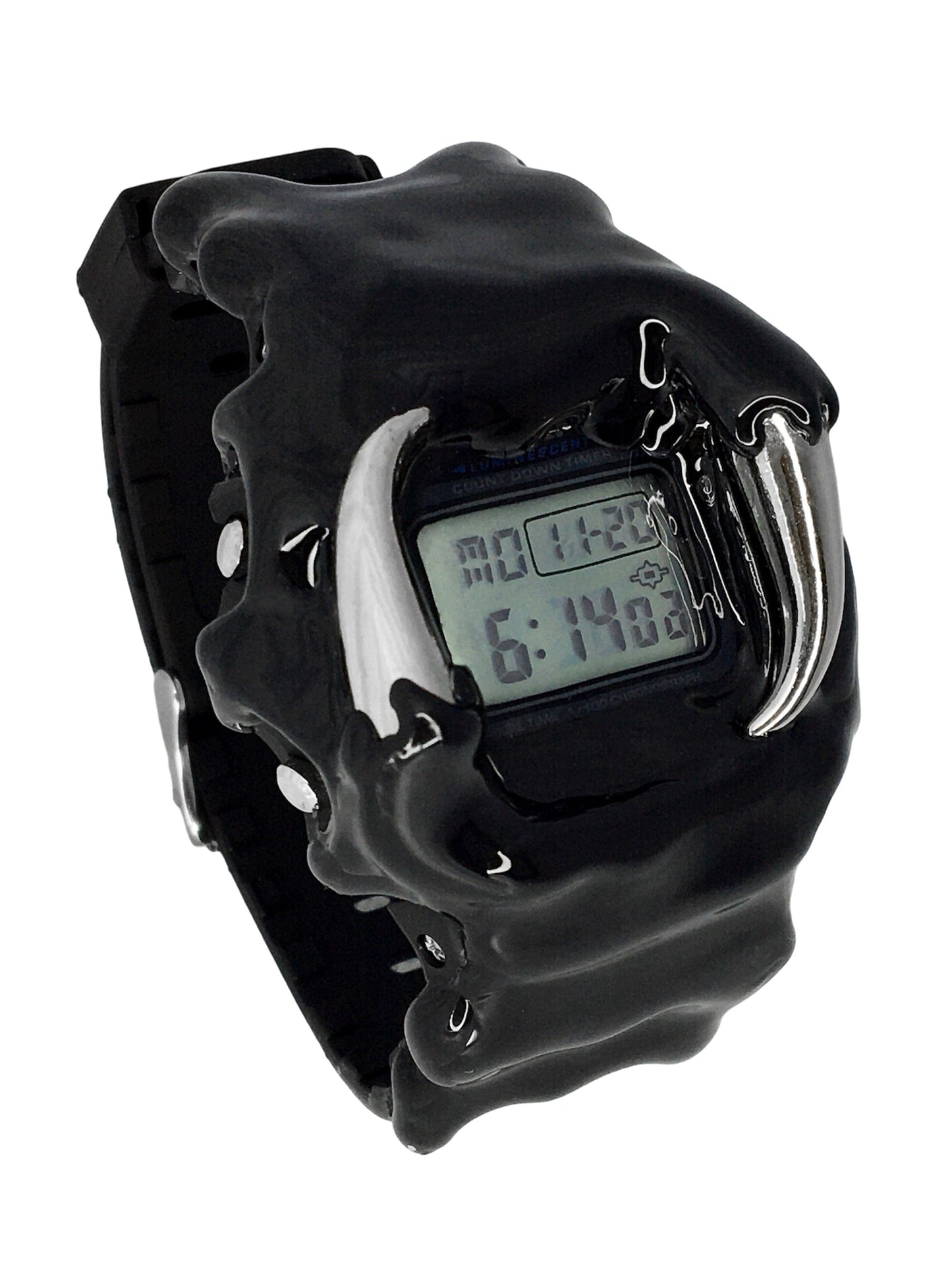 Black watch with spikes