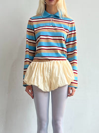 Cotton Knit Polo Long Sleeve-Nastyamasha-APOC STORE