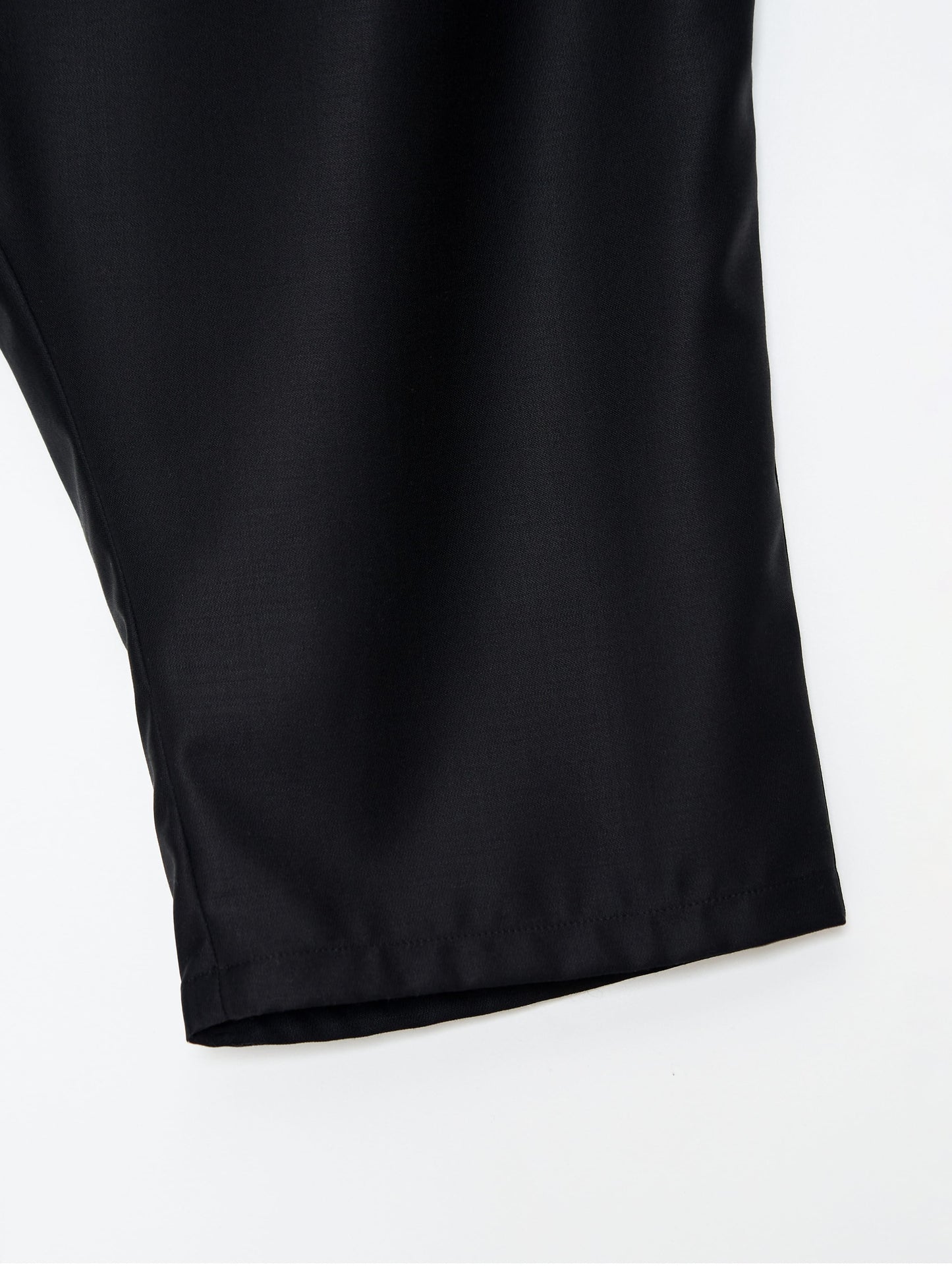 Wide Draped Back Pocket Pants 001 _ Black-Taekh-APOC STORE