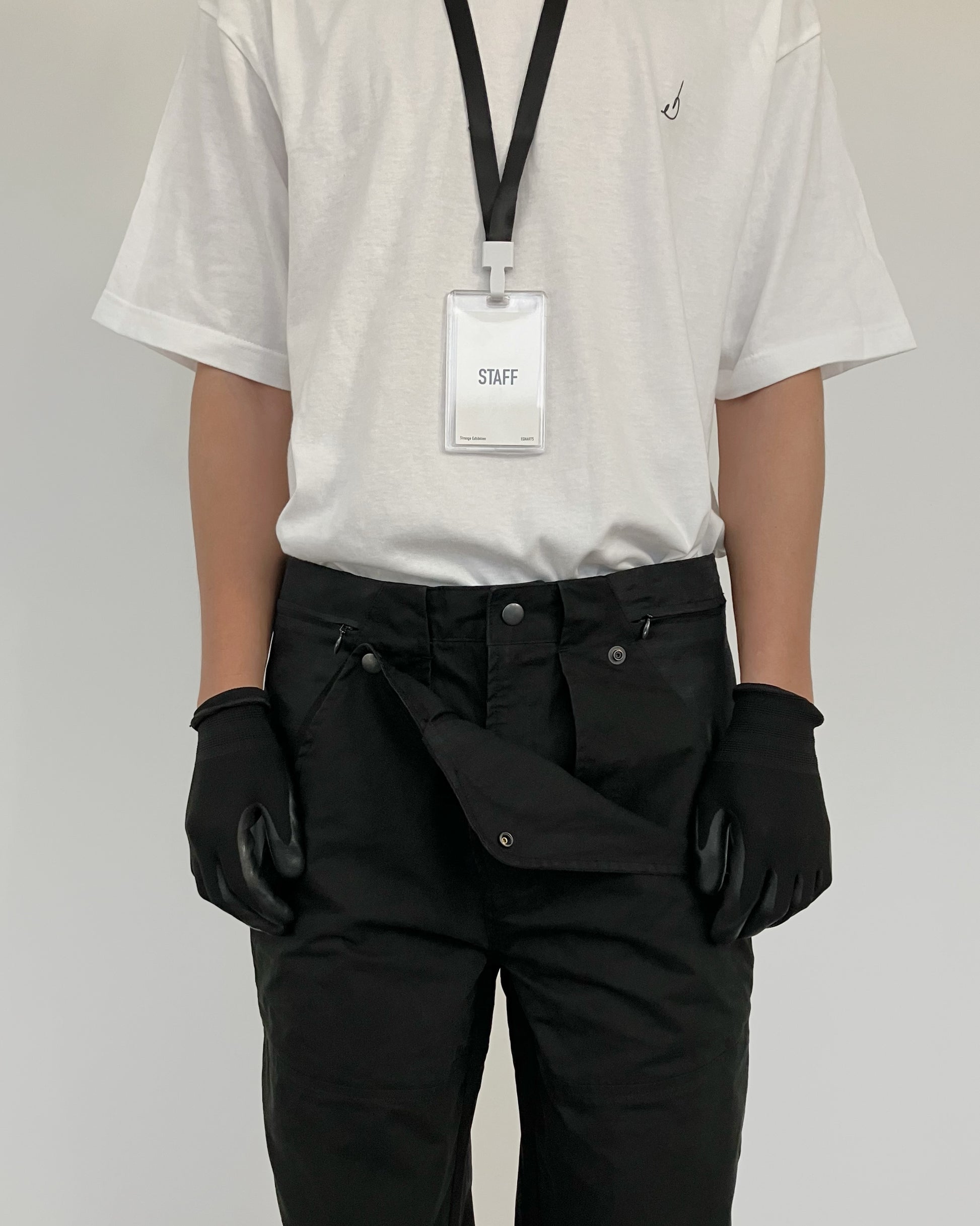 UTILITY ORGANZA POCKET PANTS BLACK-EGNARTS-APOC STORE