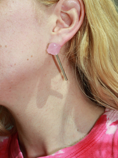 Sucker Earrings - Pink Lemonade-Marland Backus-APOC STORE