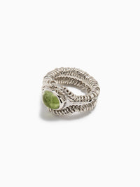 Barnacle Ring Small - Peridot-Zohra Rahman-APOC STORE