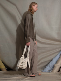 BB Bag in Grey Cotton Jersey-Pedro Trindade-APOC STORE