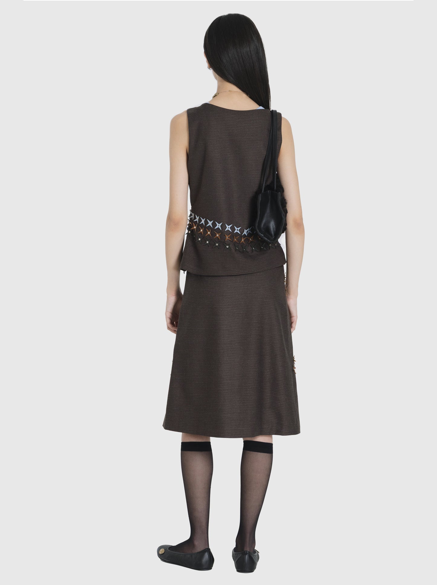 Top with Stars Brown-Nensi Avetisian-APOC STORE