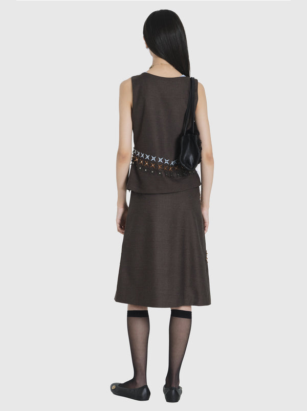 Top with Stars Brown-Nensi Avetisian-APOC STORE