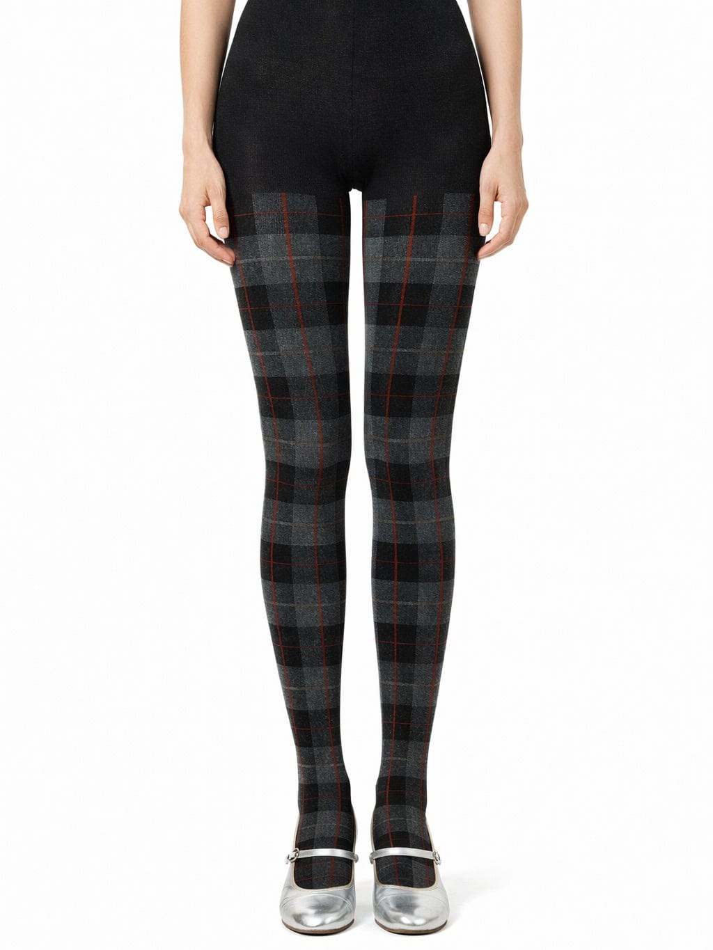 Classic Naomi Tights Black and Red-LAKRAS-APOC STORE