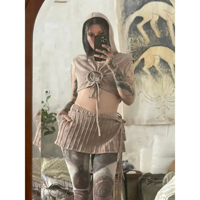 heap shorts/skirt set-Snake Divine-APOC STORE