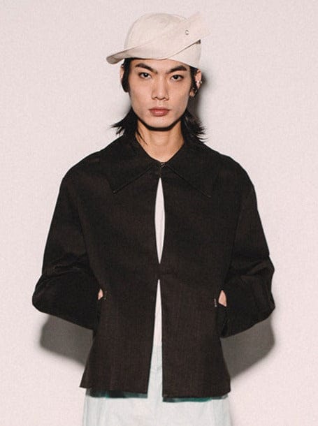 TWISTED CAP (IVORY)-SHEK LEUNG-APOC STORE