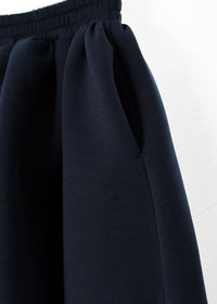 JERSEY BALLOON SHAH SKIRT NAVY-SAENGIN STUDIOS-APOC STORE