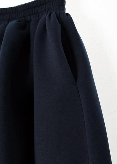 JERSEY BALLOON SHAH SKIRT NAVY-SAENGIN STUDIOS-APOC STORE