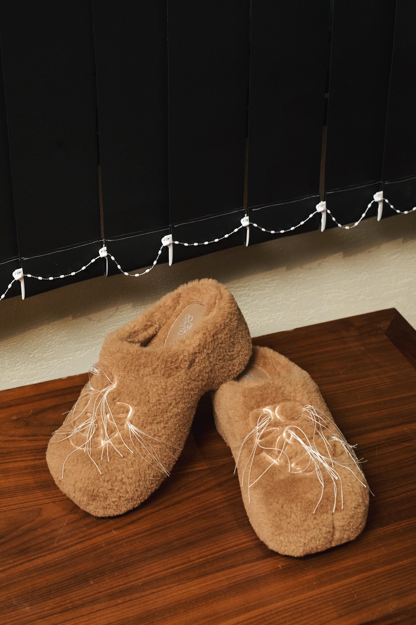 GO VACAY - Hedgehog Fluffy Slippers Brown-EMPTY BEHAVIOR-APOC STORE