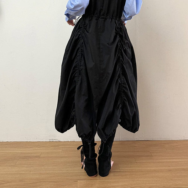 LACE RIBBON LEG WARMER BLACK-SAENGIN STUDIOS-APOC STORE