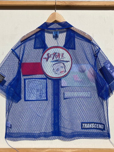 Blue Tulle Collage Shirt-Jetpack Hom(m)e-APOC STORE