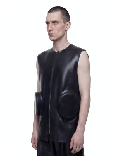 Sleeveless Zip-Up Jacket-harri-APOC STORE