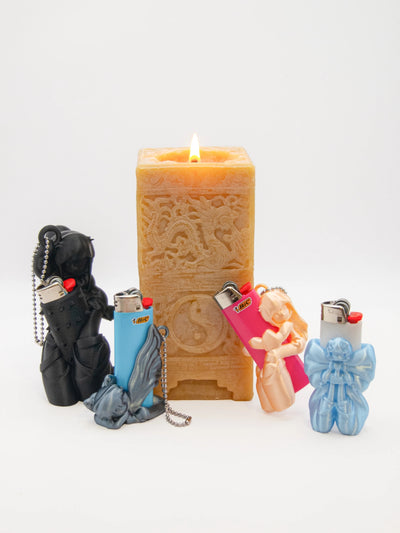 Fallen Angel Lighter Keychain-Gabrielle Rosenstein-APOC STORE