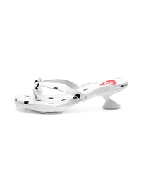 Polka Dot Flip-flops White-EMPTY BEHAVIOR-APOC STORE