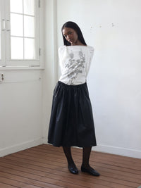 Hollyhock Front Drape Tee-Julye Han-APOC STORE