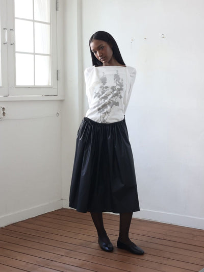 Hollyhock Front Drape Tee-Julye Han-APOC STORE