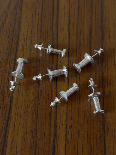 Thumbtack Stud Earrings-KARTHUR-APOC STORE