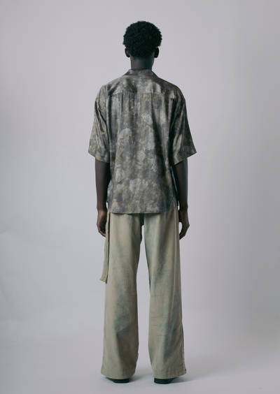 "VINTAGE FLORAL" SILK HAWAIIAN SHIRT-KAWAkEY-APOC STORE