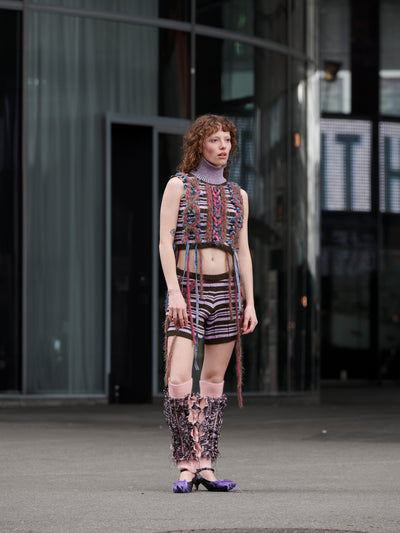 Hairy leg warmers rose-TATi-APOC STORE