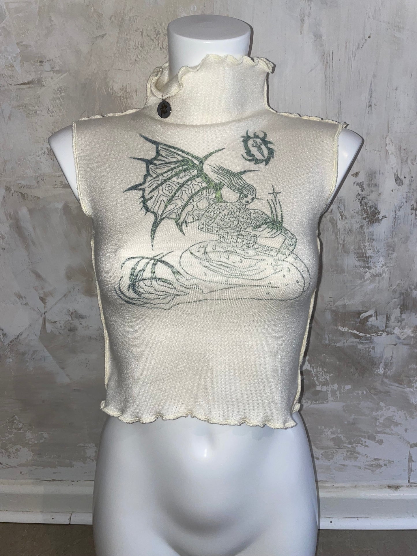 dragon lady turtleneck-Snake Divine-APOC STORE