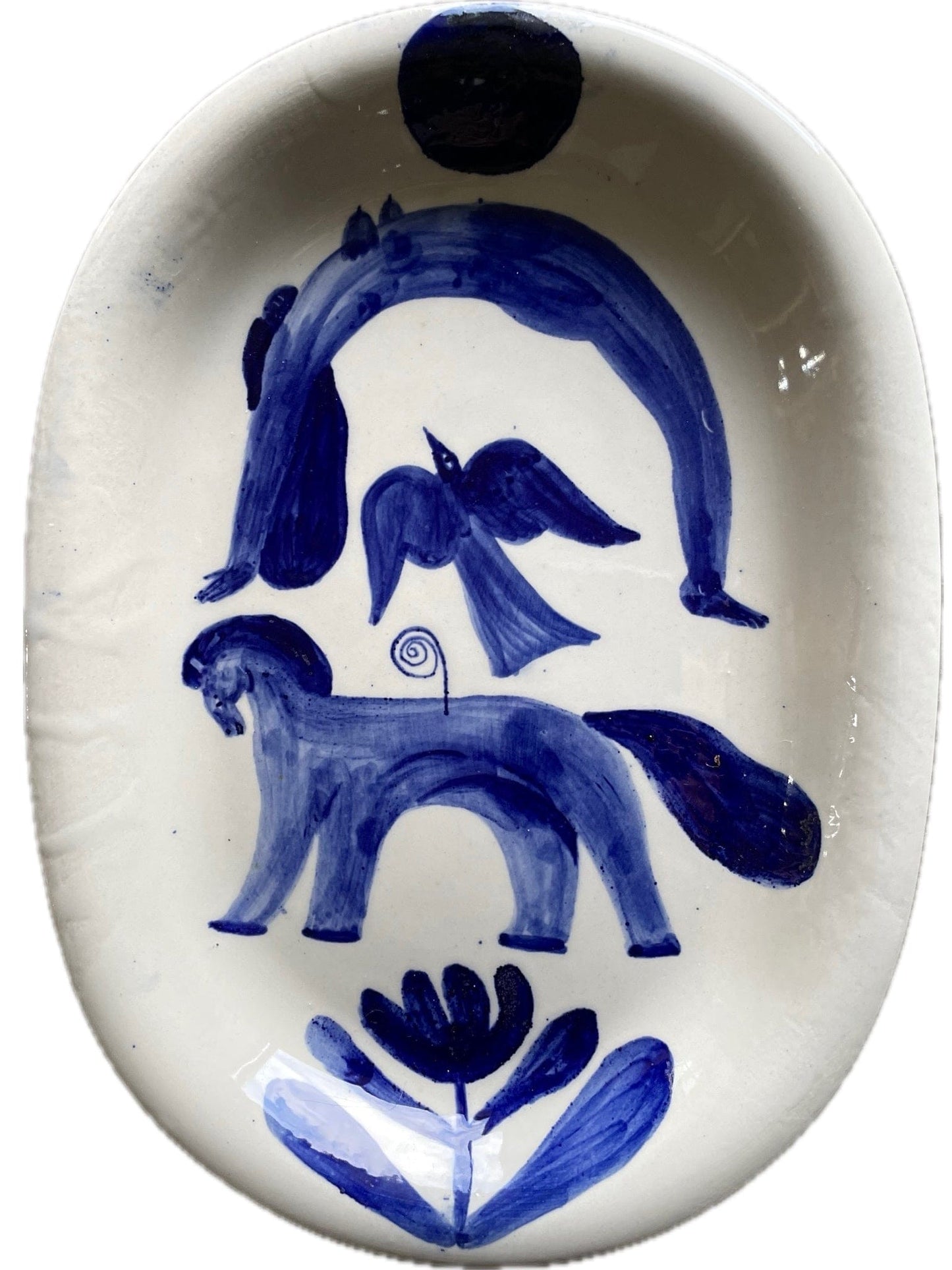 The moon, the horse, the woman - decorative wall hanging-devilsclaws-APOC STORE