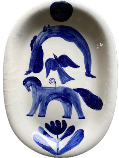The moon, the horse, the woman - decorative wall hanging-devilsclaws-APOC STORE