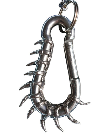 Carabiner keychain "Silver X"