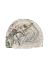 Floral print felt reflective jacquard beanie-ALA TIANAN-APOC STORE