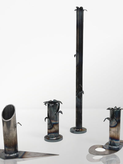 Geometric Dining Candelabra set-Jordan Zayas Kelly-APOC STORE