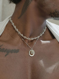 Rosette Necklace-Zohra Rahman-APOC STORE