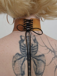 Latex Tattoo Choker (Personalise your word)-Jaoka Jaokha-APOC STORE