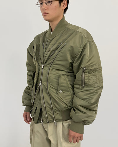 MULTI ZIP MA-1 KHAKI-EGNARTS-APOC STORE