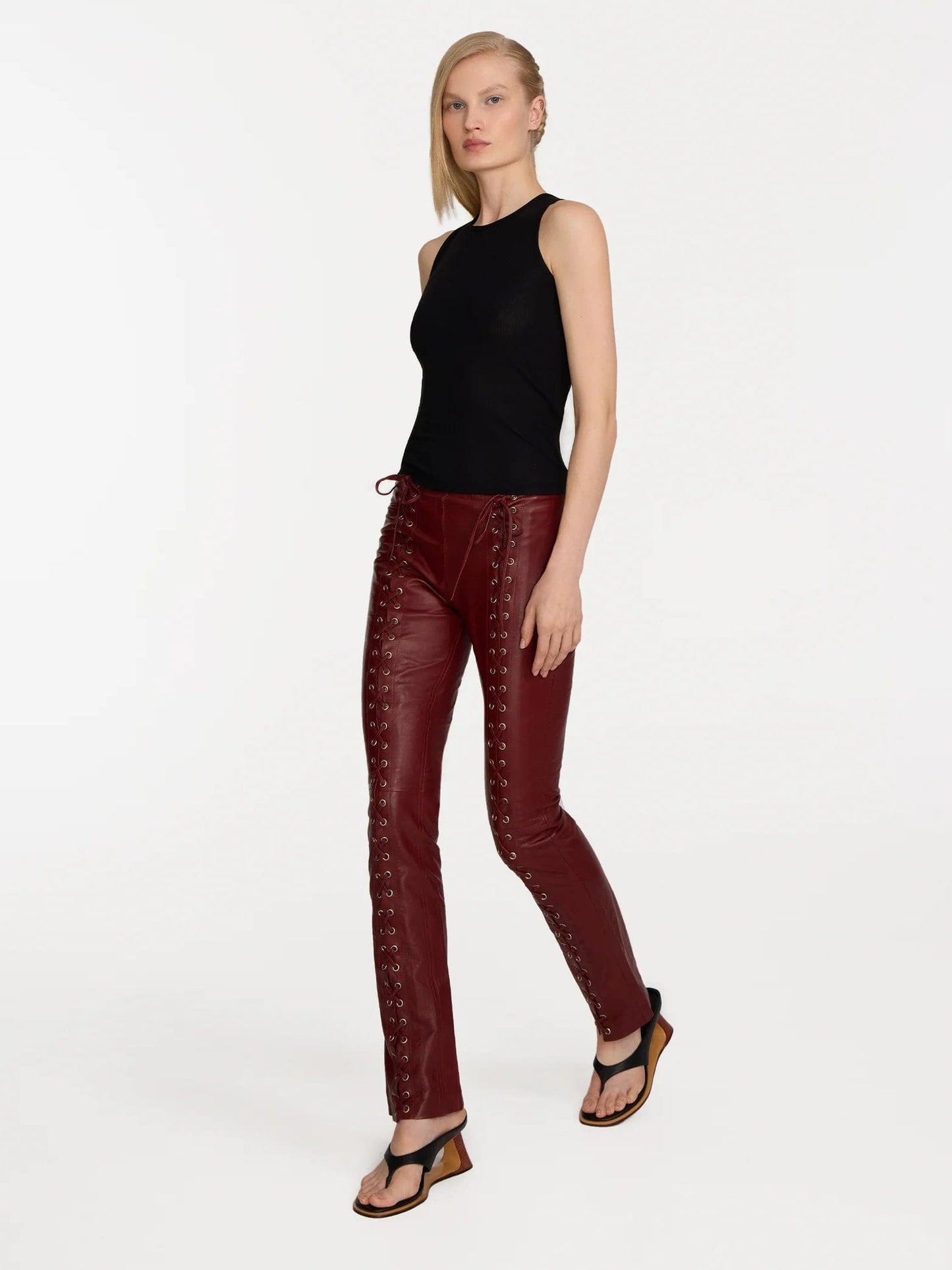 LILA PANT - RED-MOTIRA-APOC STORE