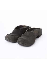 Heeled Clogs - Dark (Brownish)-BODY AMPLIFICATION DEVICES-APOC STORE