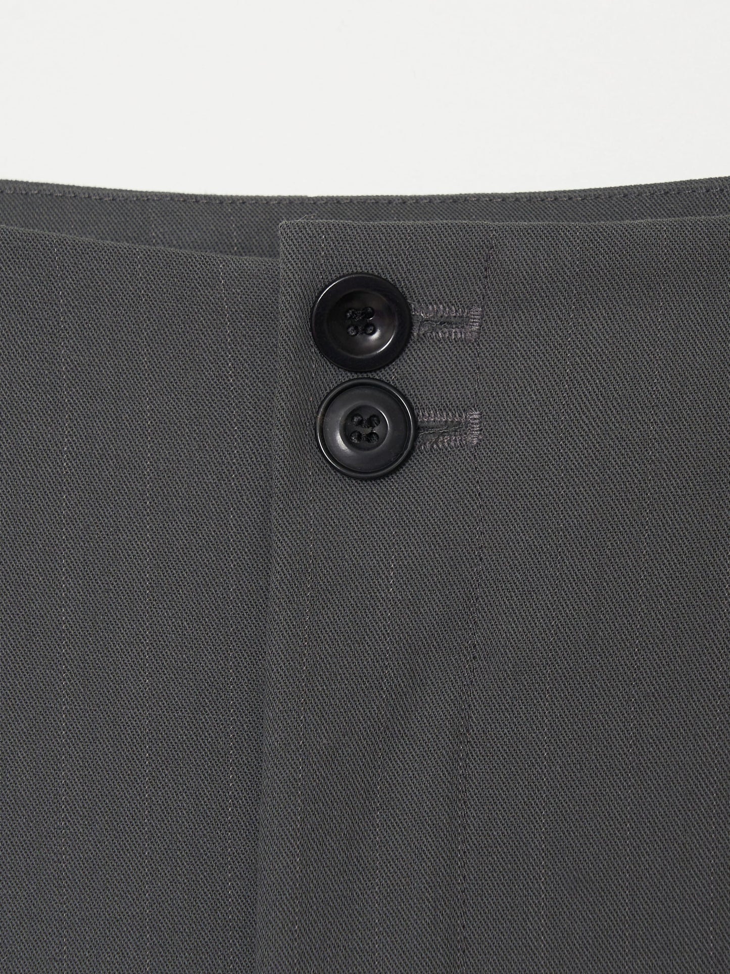 Draped Pocket Wool Shorts 001 _ Gray-Taekh-APOC STORE