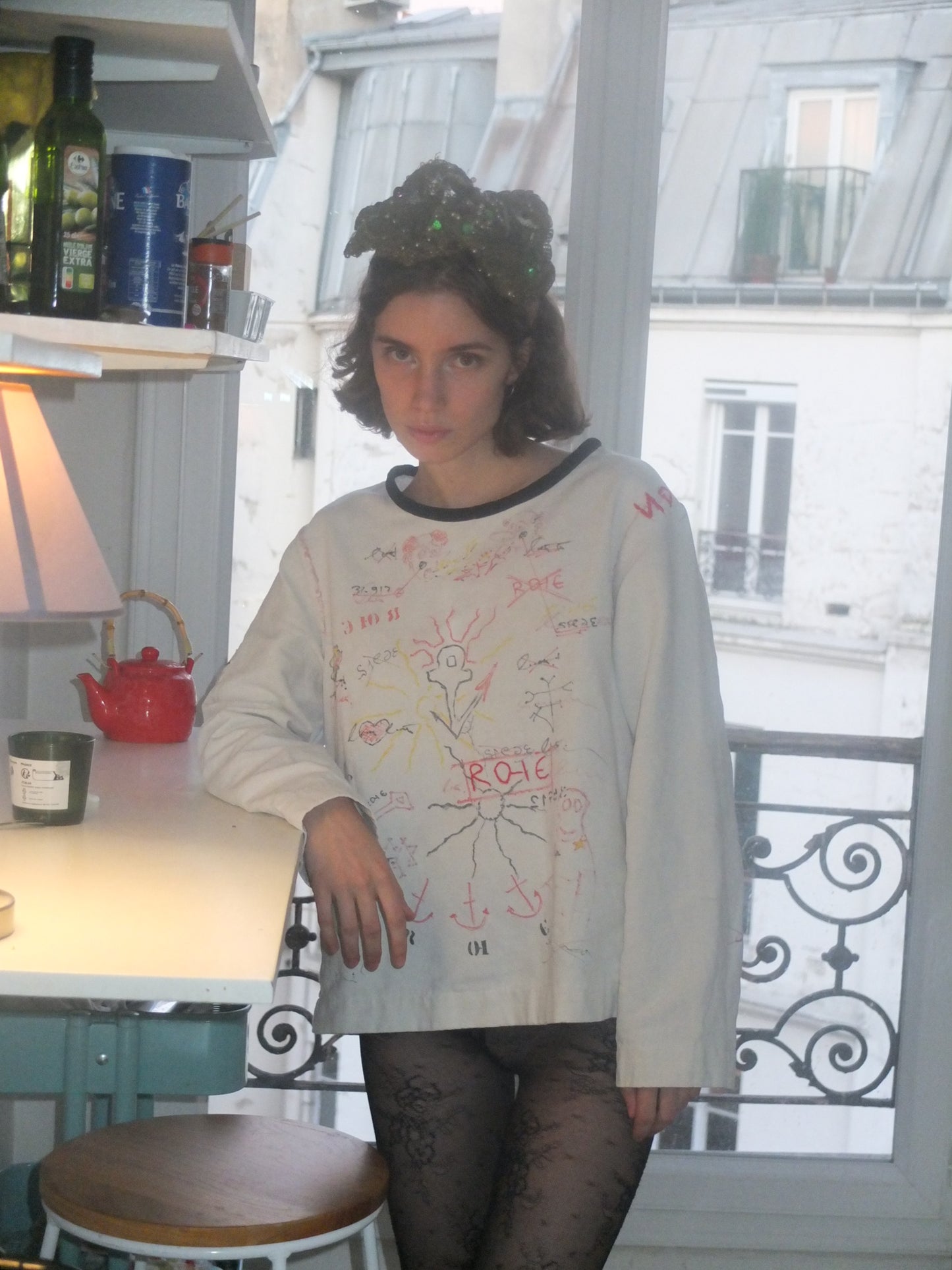 Canvas Long Sleeve Top-Polyhedron-APOC STORE