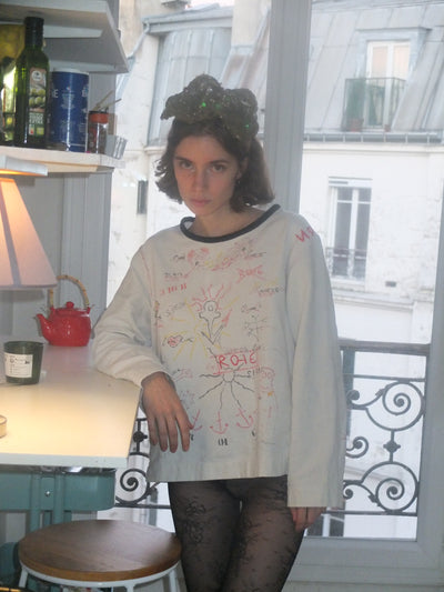 Canvas Long Sleeve Top-Polyhedron-APOC STORE