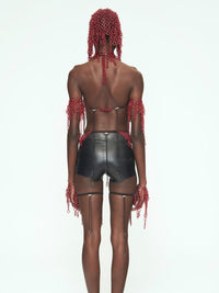 RED CHAINS Waist Garter Belt APOC STORE RED CHAINS Waist Garter Belt APOC STORE