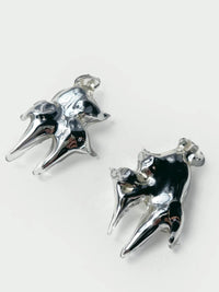 KA’AGUY_555 Glass Silver Earrings-Pia Glassworks-APOC STORE