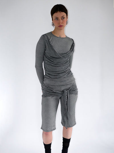THE STRIPY TOP-Kenza Iatrides-APOC STORE
