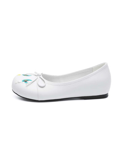 GO VACAY Anime Pearl Tears Flats White-EMPTY BEHAVIOR-APOC STORE