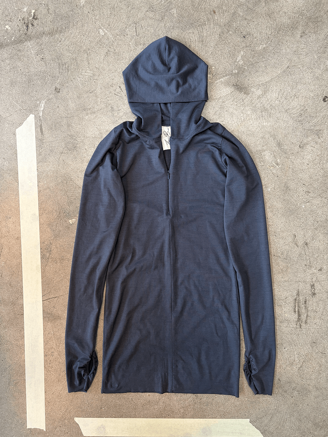 Merino Zip Hoodie-Lucas Benjamin-APOC STORE