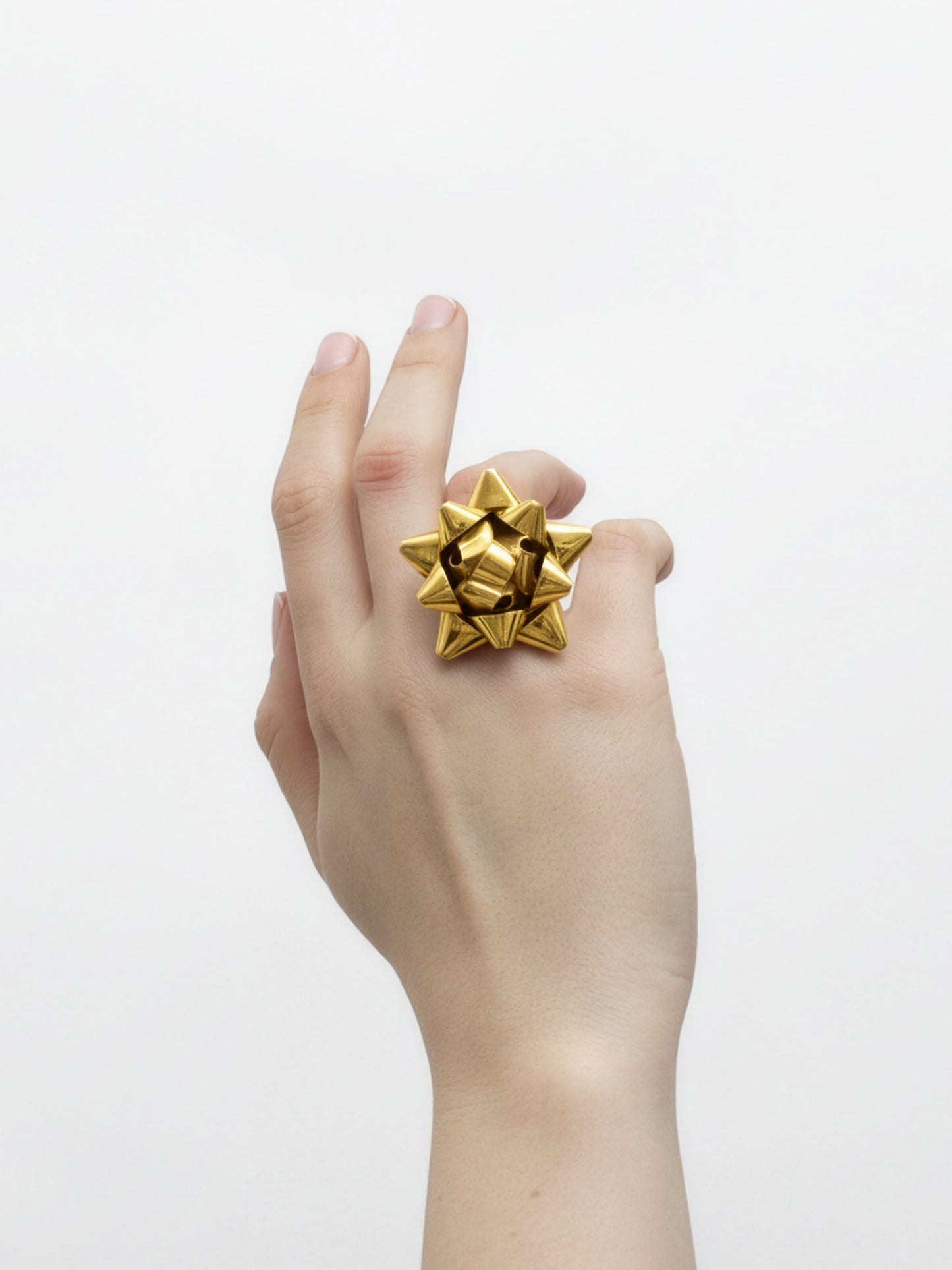 GOLD GIFT WRAP RING-RAPHAEL EVERDEEN-APOC STORE