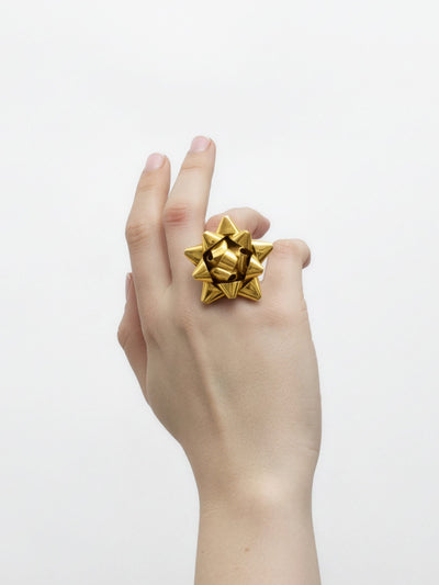 GOLD GIFT WRAP RING-RAPHAEL EVERDEEN-APOC STORE