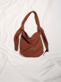 BB Sack in Terracotta Suede-Pedro Trindade-APOC STORE